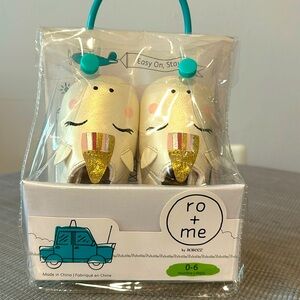 💚10 NIB Ro + Me by ROBEEZ Infant Soft Sole Shoes Size 0-6 Months Small Unicorn